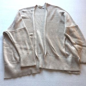 "GAP" Oatmeal Long Sleeve Cardigan (L)
